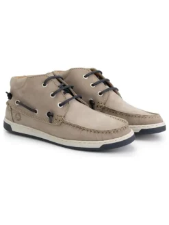 Leder-Schnürschuhe "Maenporth" in Taupe>TRAVELIN' Sale