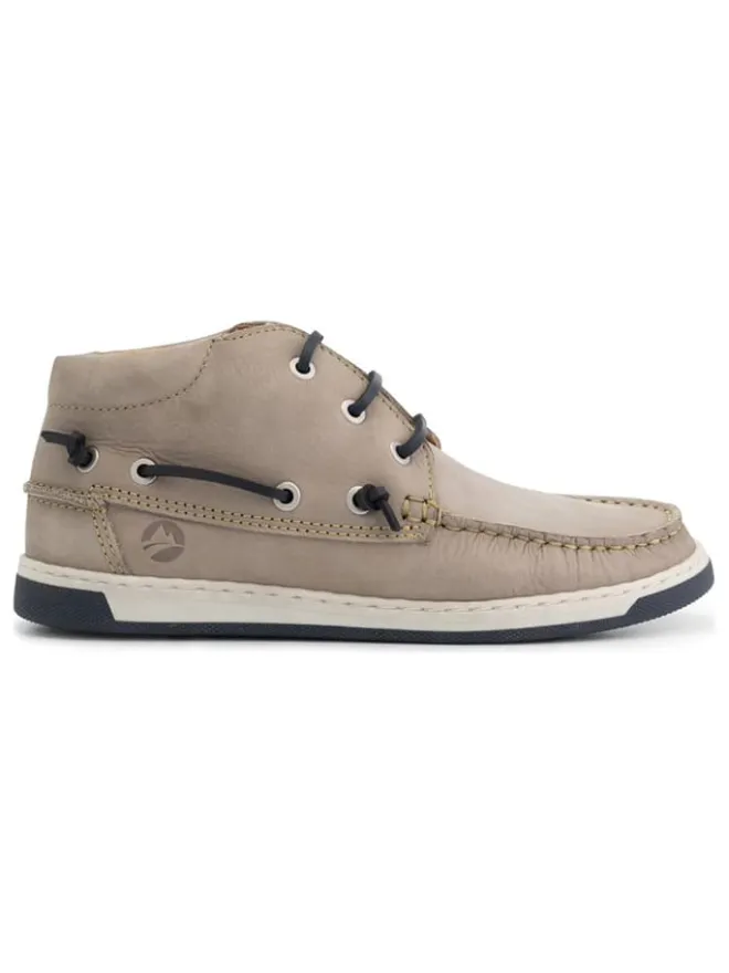Leder-Schnürschuhe "Maenporth" in Taupe>TRAVELIN' Sale