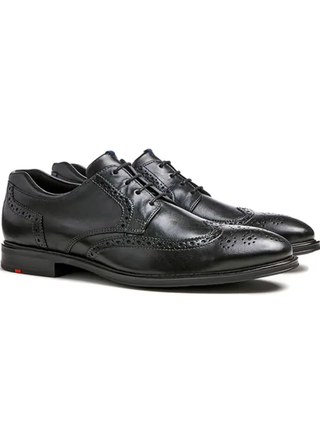 Leder-Schnürschuhe "Marian" in Schwarz>LLOYD Hot