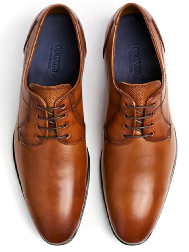 Leder-Schnürschuhe "Osmond" in Hellbraun>LLOYD Sale