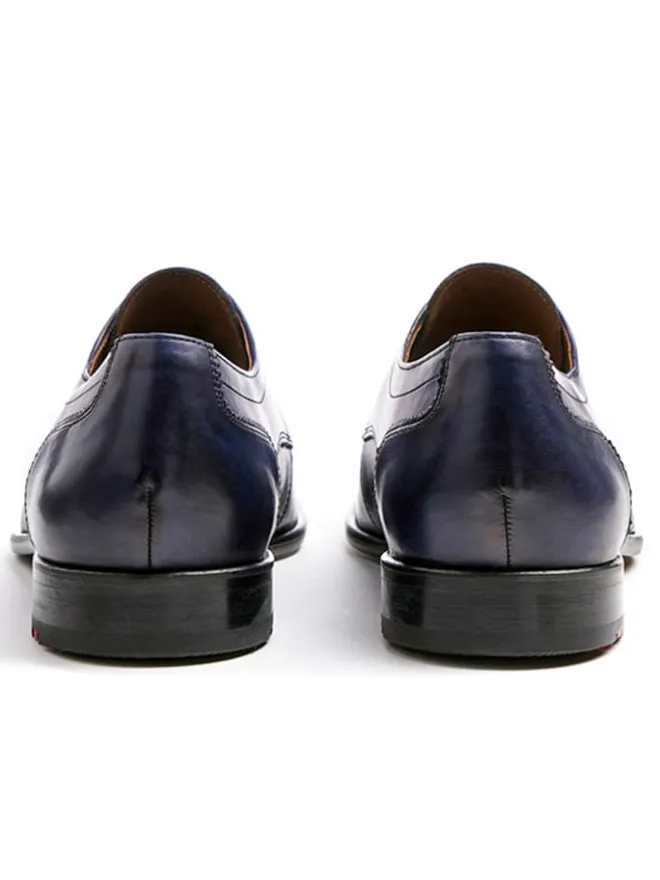 Leder-Schnürschuhe "Pados" in Dunkelblau>LLOYD Outlet