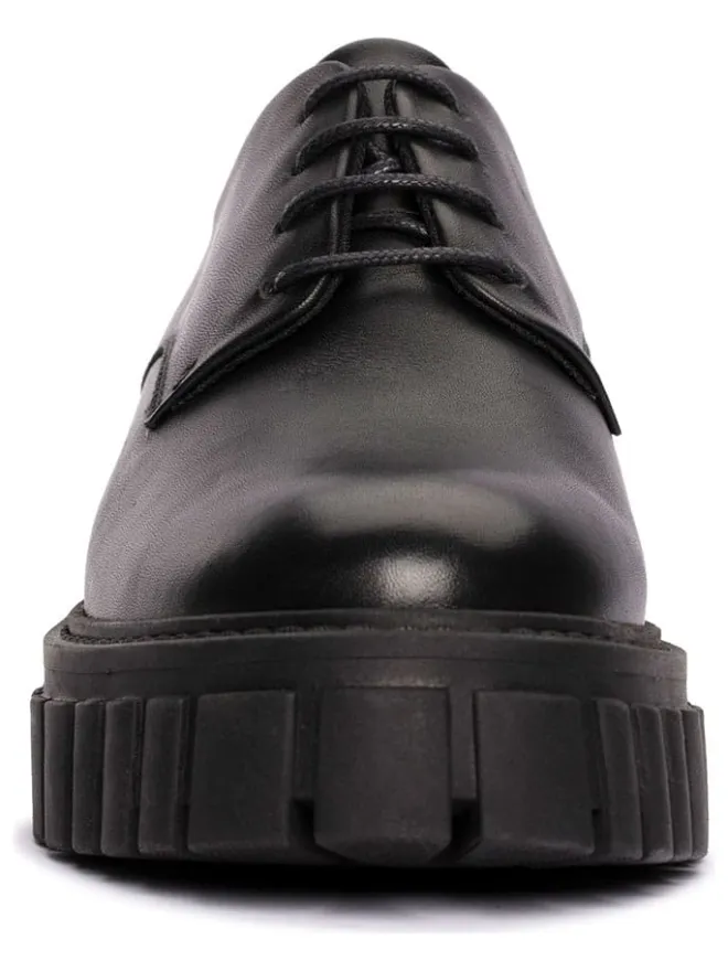 Clarks Schnürschuhe^Leder-Schnürschuhe "Page Walk" in Schwarz