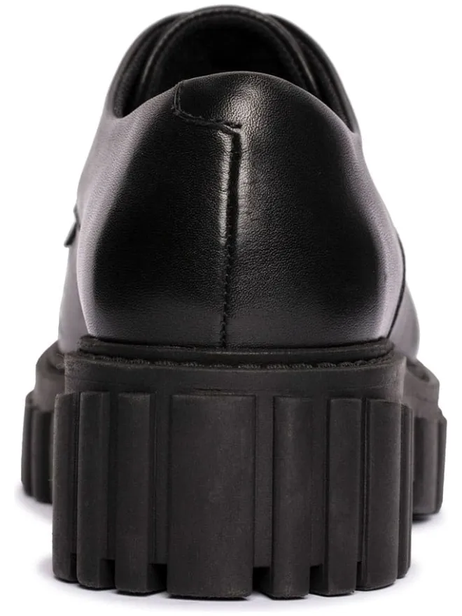 Clarks Schnürschuhe^Leder-Schnürschuhe "Page Walk" in Schwarz