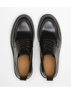 Leder-Schnürschuhe "Phil" in Schwarz>Marc O'Polo Shoes New