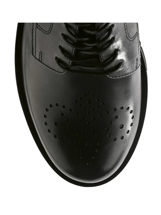 Högl Schnürschuhe^Leder-Schnürschuhe "Rocky" in Schwarz