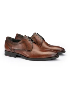 LLOYD Schnürschuhe^Leder-Schnürschuhe "Rotary" in Hellbraun
