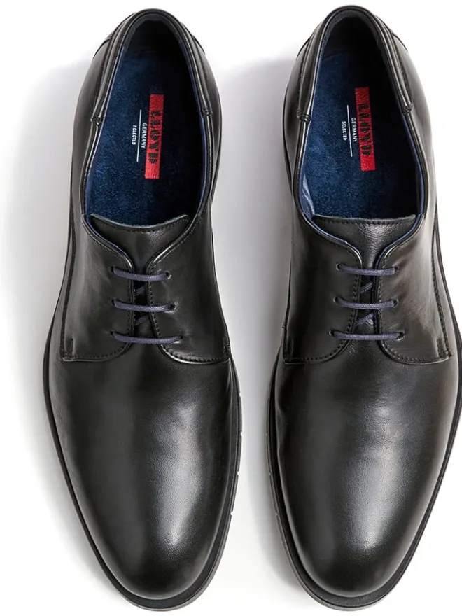 LLOYD Schnürschuhe^Leder-Schnürschuhe "Tambo" in Schwarz