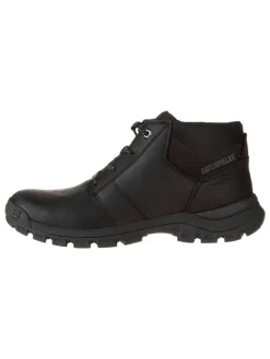 CAT Schnürschuhe|Schnürschuhe^Leder-Schnürschuhe "Threshold Chukka" in Schwarz