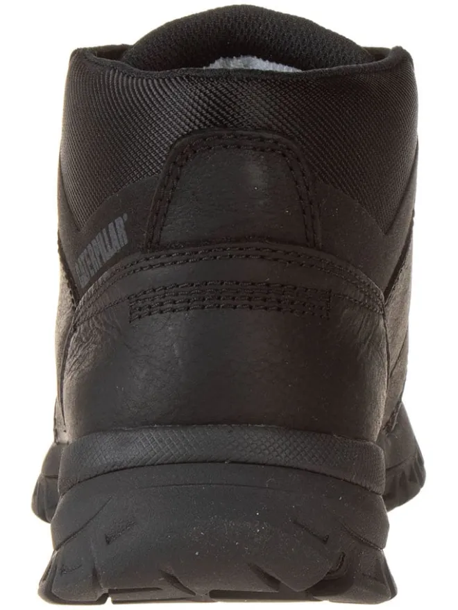 CAT Schnürschuhe|Schnürschuhe^Leder-Schnürschuhe "Threshold Chukka" in Schwarz