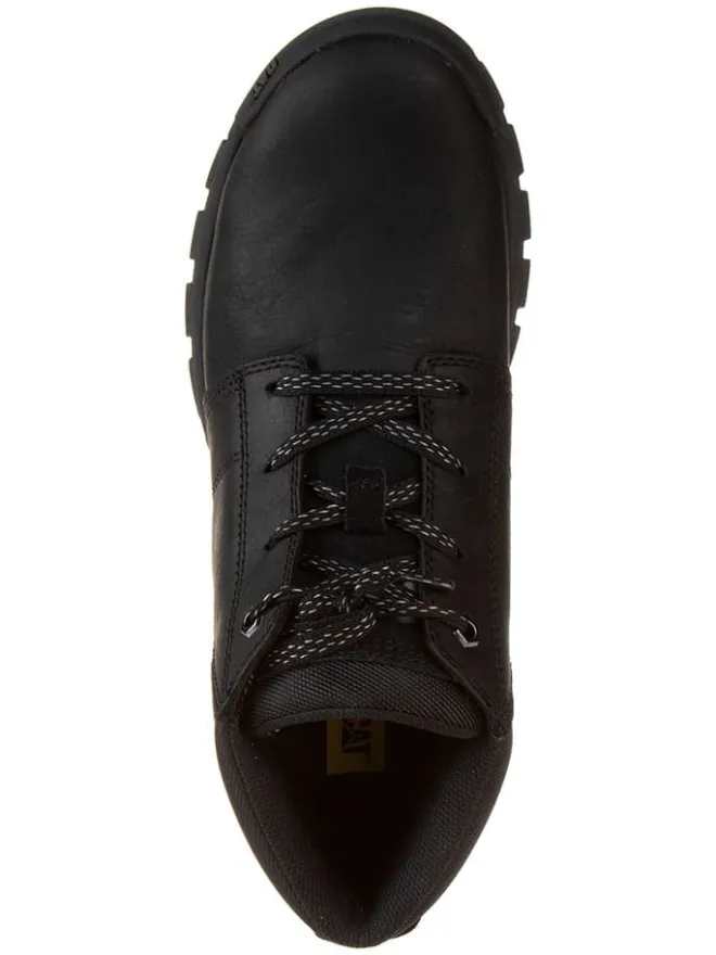 CAT Schnürschuhe|Schnürschuhe^Leder-Schnürschuhe "Threshold Chukka" in Schwarz