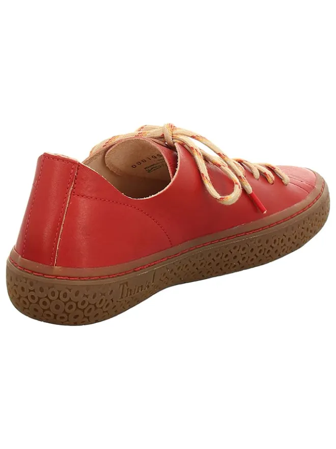 Think! Schnürschuhe^Leder-Schnürschuhe "Tjub" in Rot