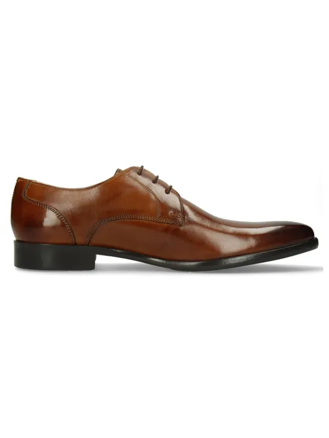 Leder-Schnürschuhe "Toni 1" in Braun>MELVIN & HAMILTON Clearance