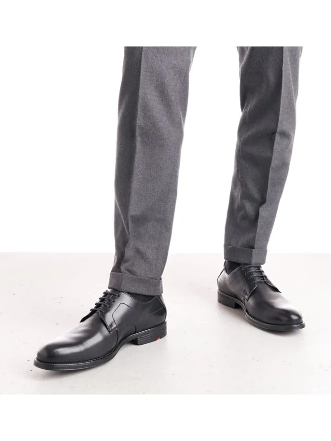 Leder-Schnürschuhe "Valmary" in Schwarz>LLOYD New