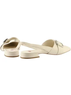 Högl Ballerinas^Leder-Slingballerinas in Creme