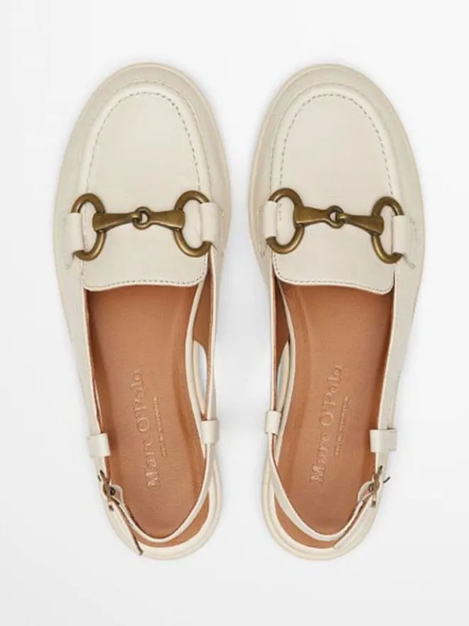 Marc O'Polo Shoes Ballerinas^Leder-Slingballerinas in Creme