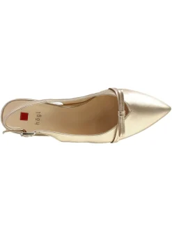 Högl Ballerinas^Leder-Slingballerinas in Gold