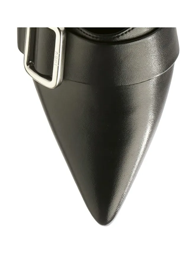 Leder-Slingballerinas in Schwarz>Högl Hot