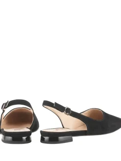Högl Ballerinas^Leder-Slingballerinas in Schwarz