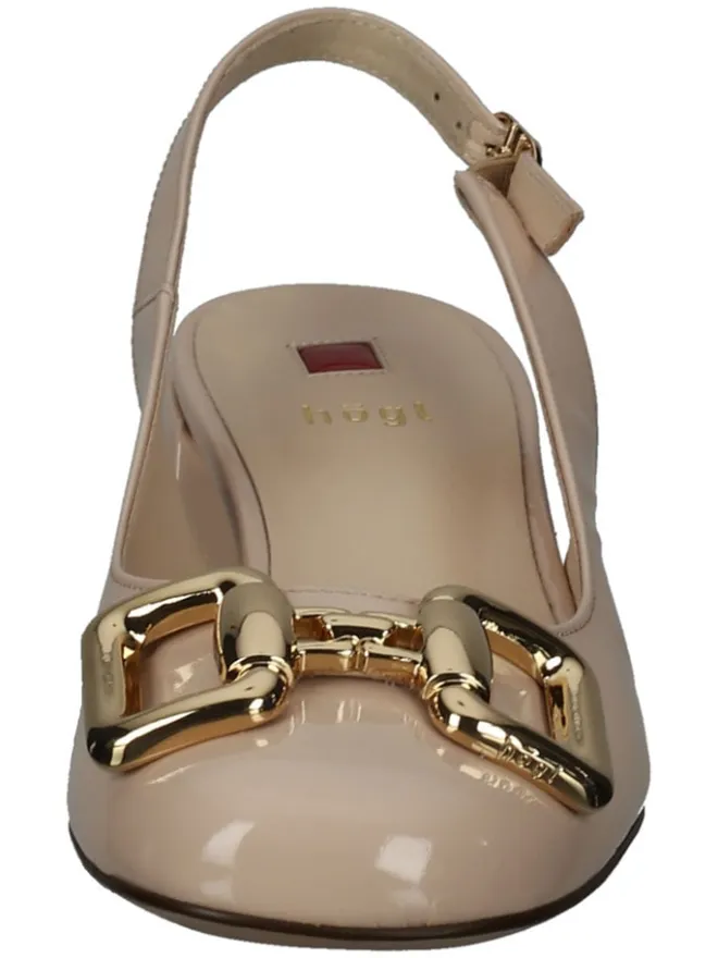 Leder-Slingpumps in Beige>Högl Sale