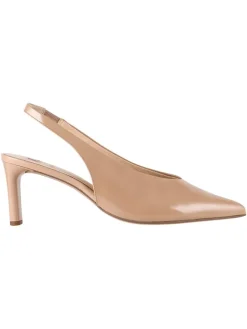 Högl Pumps^Leder-Slingpumps in Beige