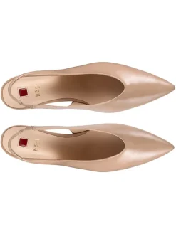 Högl Pumps^Leder-Slingpumps in Beige
