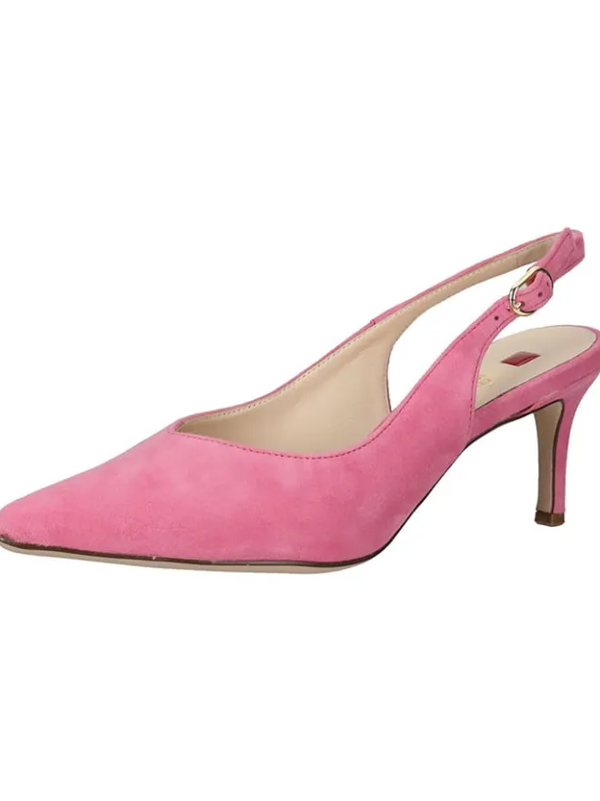 Leder-Slingpumps in Pink>Högl Discount