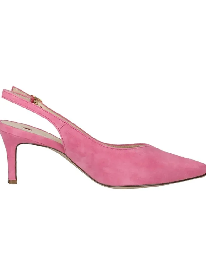 Leder-Slingpumps in Pink>Högl Discount