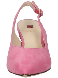 Leder-Slingpumps in Pink><noscript><img width=