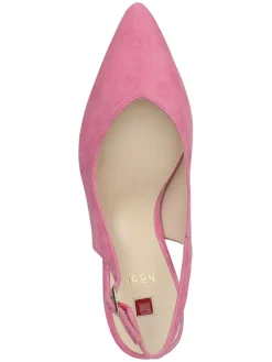 Leder-Slingpumps in Pink><noscript><img width=