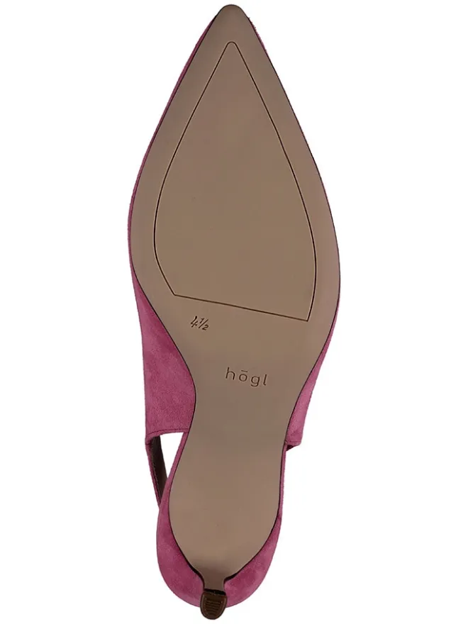 Leder-Slingpumps in Pink>Högl Discount