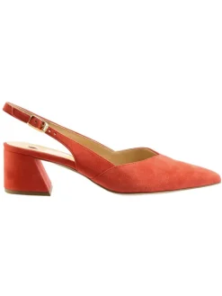 Högl Pumps^Leder-Slingpumps in Rot