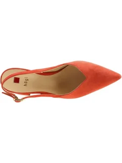 Högl Pumps^Leder-Slingpumps in Rot