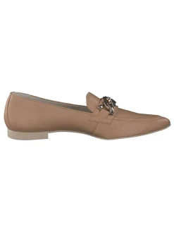 Paul Green Halbschuhe^Leder-Slipper in Hellbraun