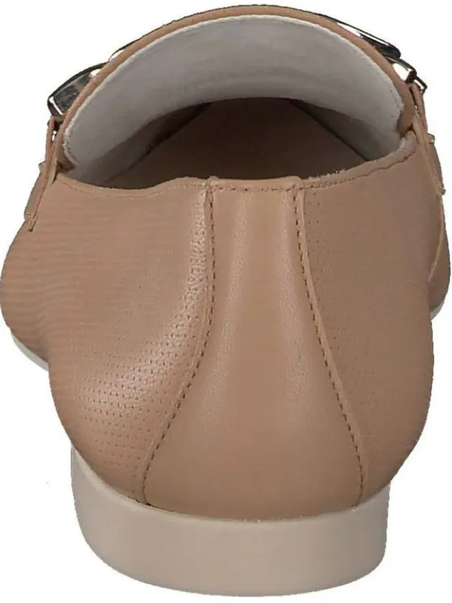 Paul Green Halbschuhe^Leder-Slipper in Hellbraun