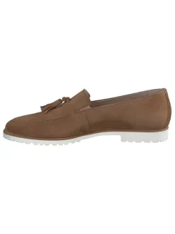 Paul Green Halbschuhe^Leder-Slipper in Hellbraun