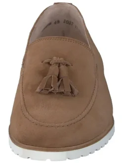 Paul Green Halbschuhe^Leder-Slipper in Hellbraun