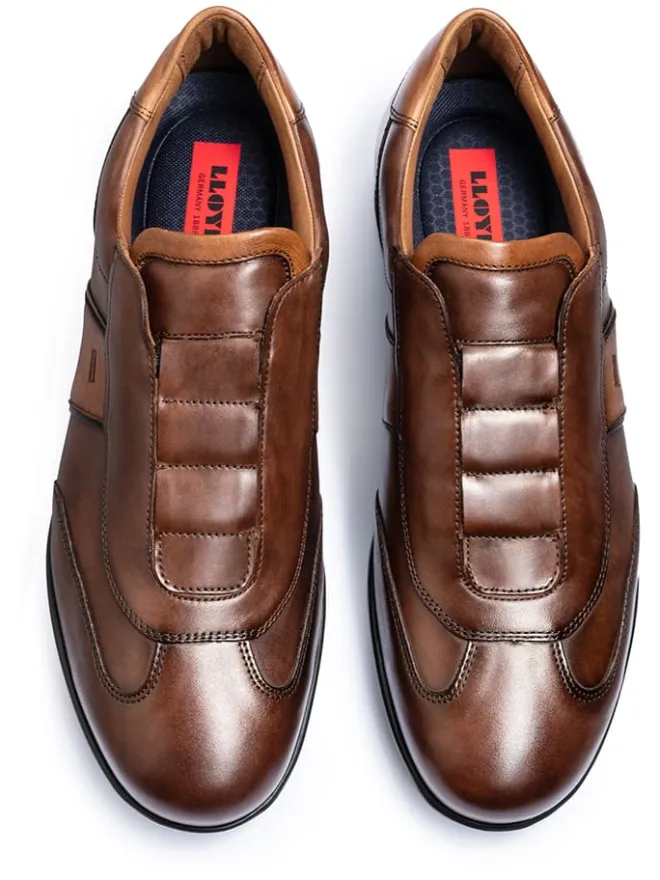 Leder-Slipper "Albano" in Braun>LLOYD Hot
