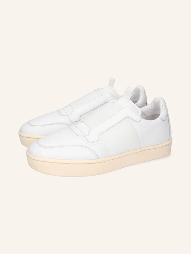 MELVIN & HAMILTON Halbschuhe^Leder-Slipper "Alfie 5" in Weiß