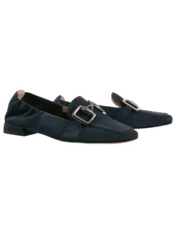 Högl Halbschuhe^Leder-Slipper "Amina" in Dunkelblau