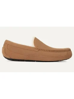 Leder-Slipper "Ascot" in Hellbraun>UGG