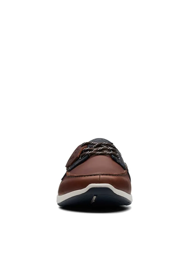 Leder-Slipper "ATL Sail Go" in Braun>Clarks Online