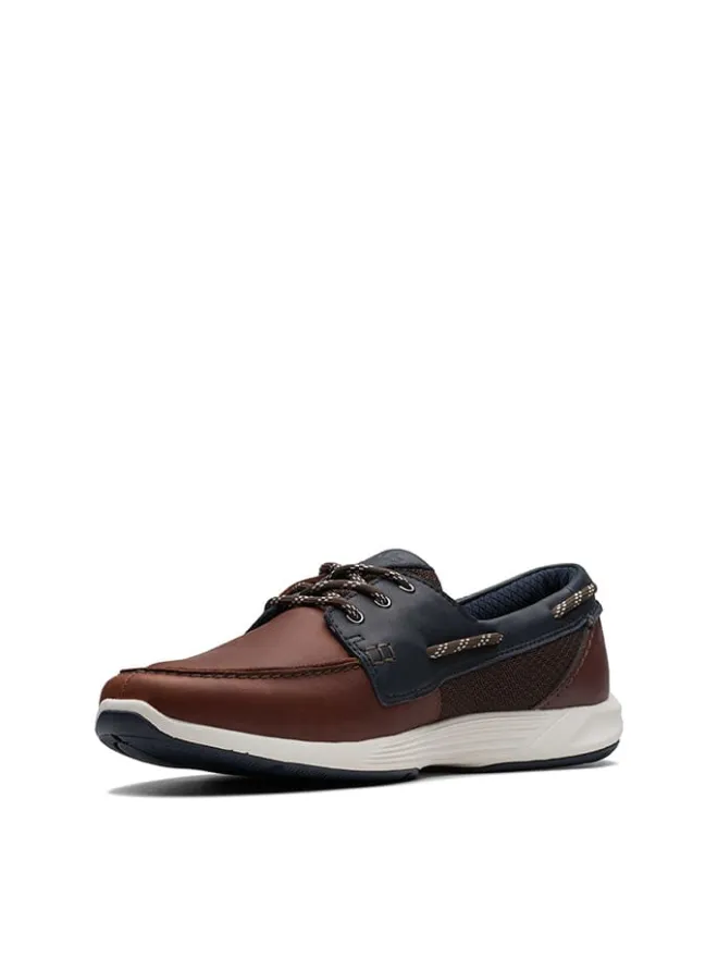 Leder-Slipper "ATL Sail Go" in Braun>Clarks Online