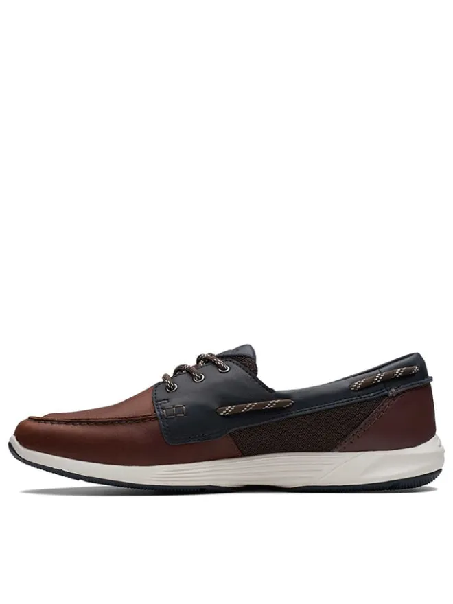Leder-Slipper "ATL Sail Go" in Braun>Clarks Online