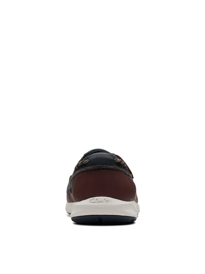 Leder-Slipper "ATL Sail Go" in Braun>Clarks Online