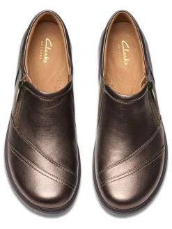 Clarks Halbschuhe^Leder-Slipper