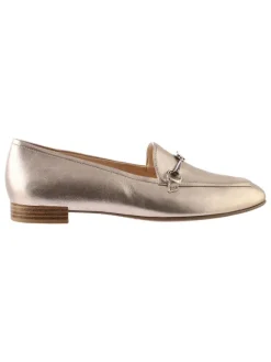 Högl Halbschuhe^Leder-Slipper "Close" in Gold