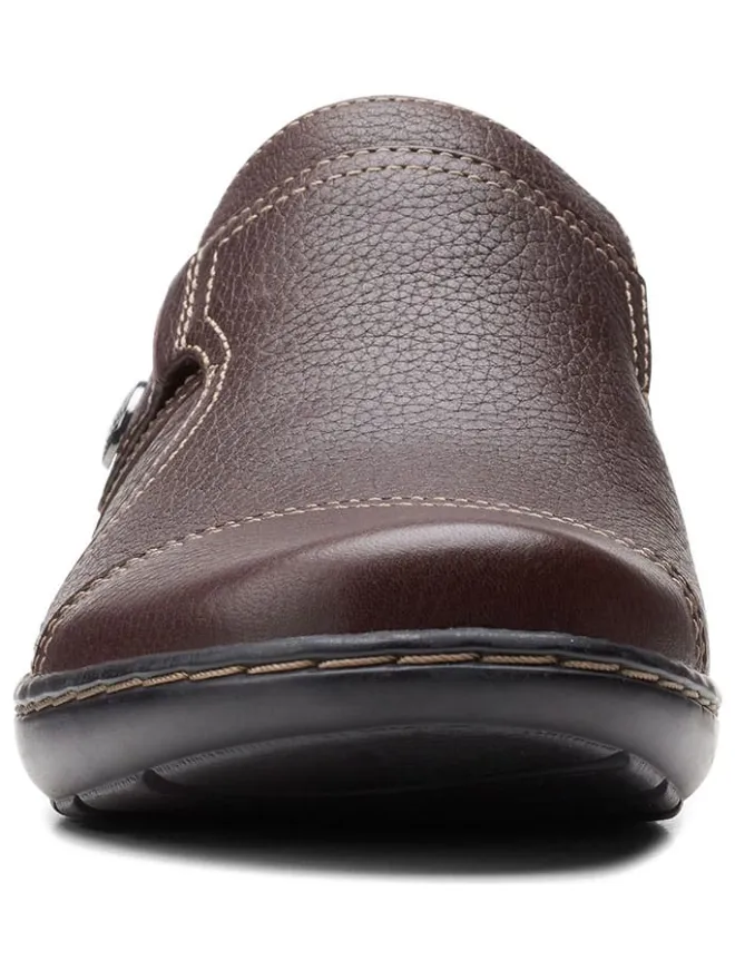 Leder-Slipper "Cora Poppy" in Braun>Clarks