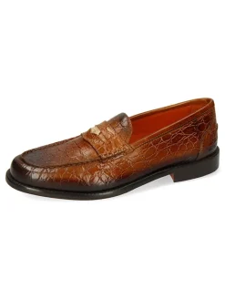 MELVIN & HAMILTON Halbschuhe^Leder-Slipper "Gianna 3" in Hellbraun