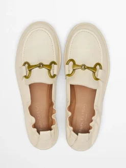Leder-Slipper in Beige>Marc O'Polo Shoes Online