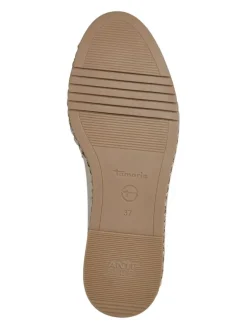 Tamaris Halbschuhe^Leder-Slipper in Beige